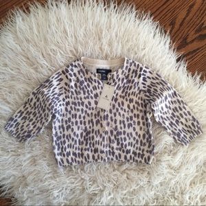 Baby Gap animal print cardigan